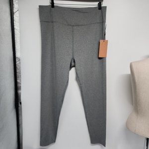 NEW Girlfriend Collective Size 5XL Yoga Seamless High Rise Leggings Gray Plus